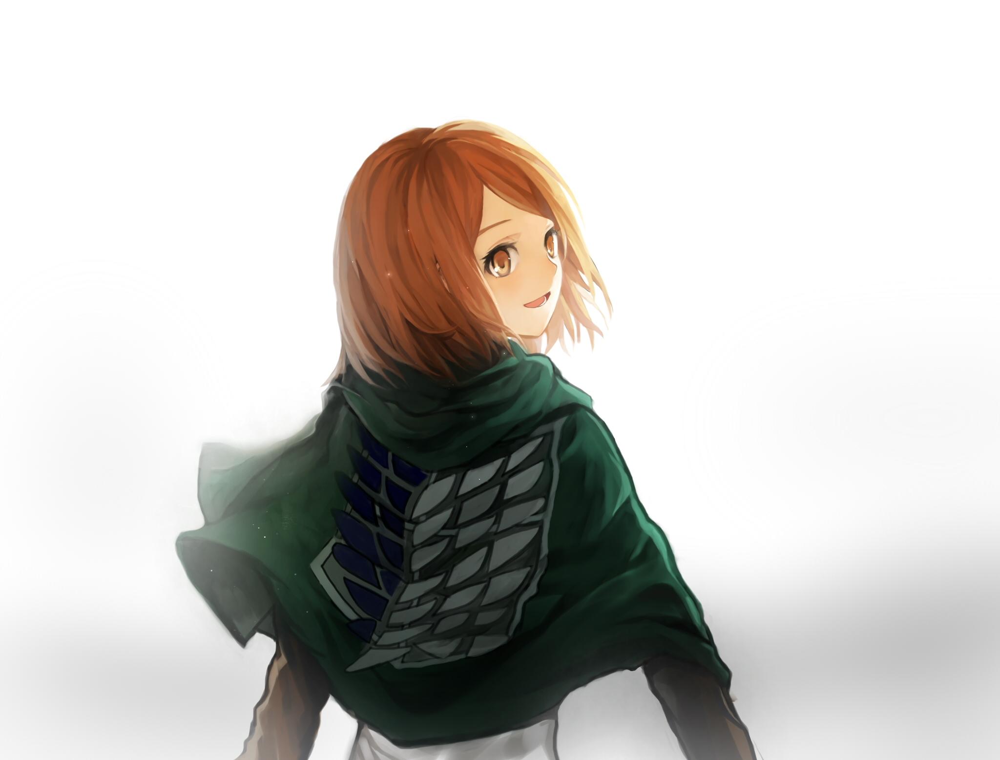 Download wallpaper 2048x1556 shingeki no kyojin, petra ral, girl