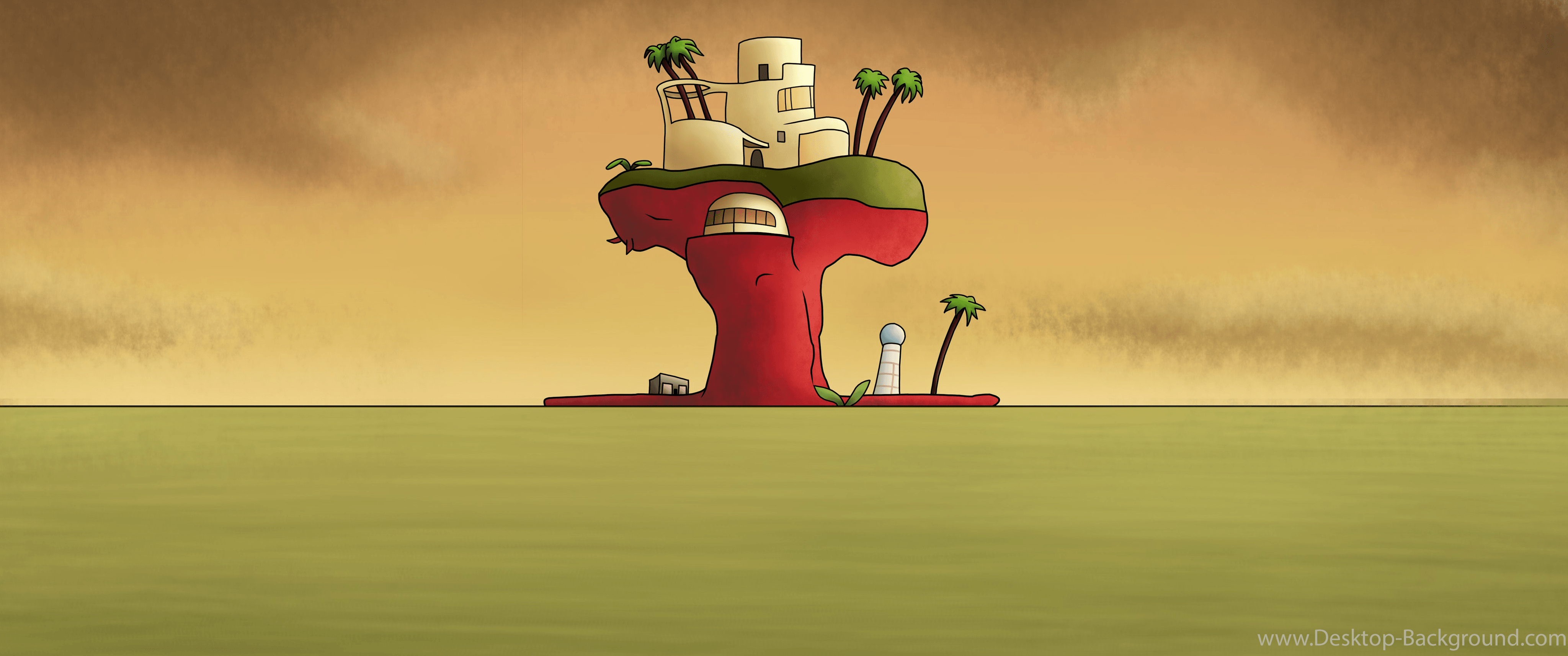 Plastic Beach Wallpaper (Gorillaz) By UnPausinator