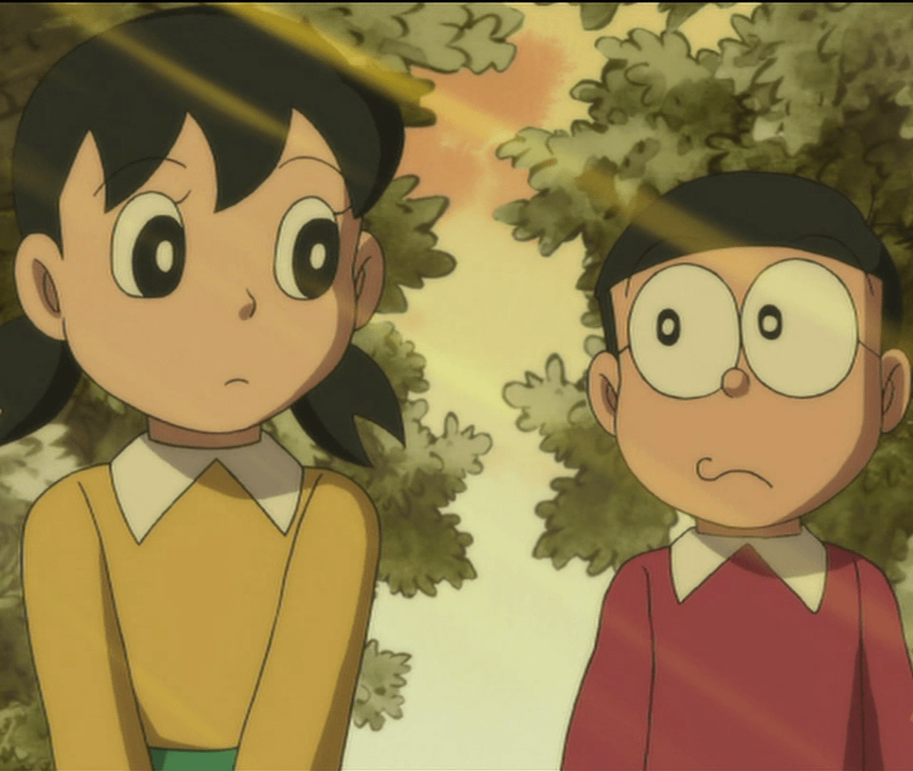 High Definition Wallpaper Of Nobita And Shizuka
