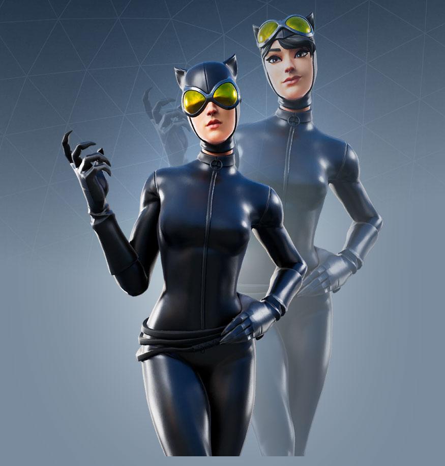 Catwoman Comic Book Outfit Fortnite wallpaper