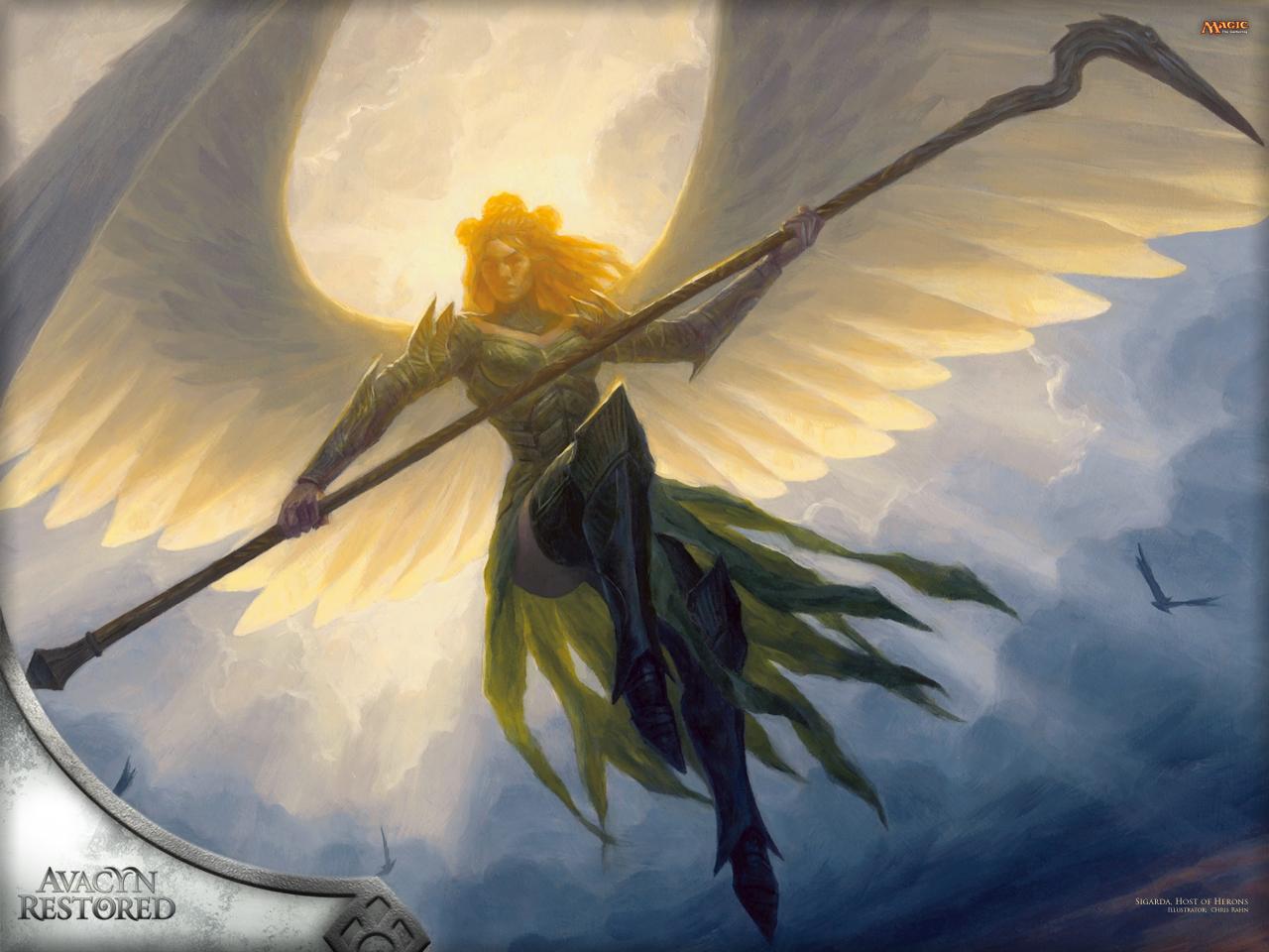 Wallpaper of the Week: Sigarda, Host of Herons. MAGIC: THE