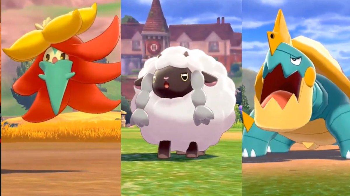 New Pokémon Wooloo, Gossifleur, Drednaw, Corviknight