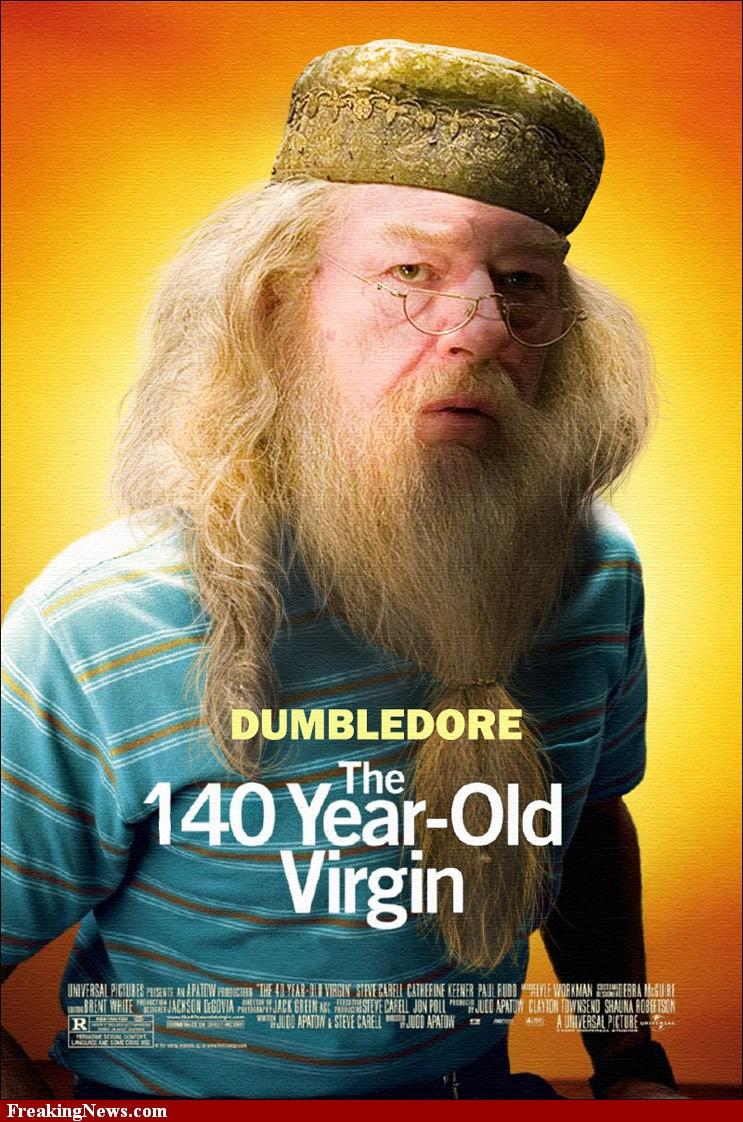 DUMBLEDORE THE 40 YR OLD VIRGIN Potter Fan Art