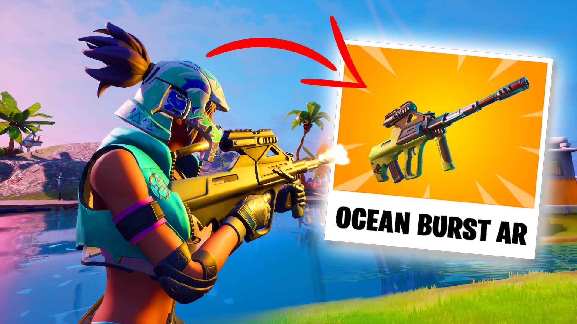 Ocean Fortnite wallpaper