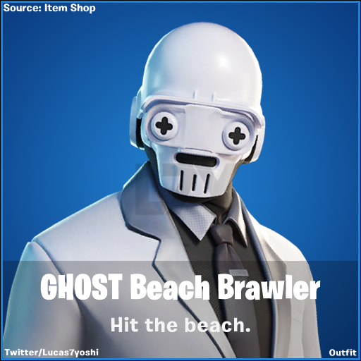 Ghost Beach Brawler Fortnite wallpaper