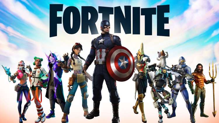 Captain America Fortnite wallpaper