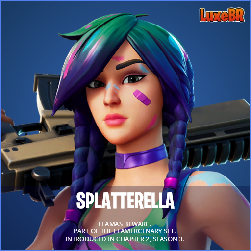 Splatterella Fortnite wallpaper