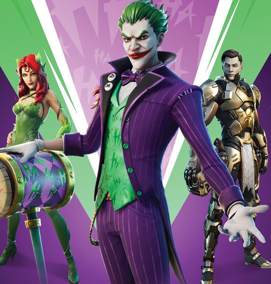 The Joker Fortnite wallpaper