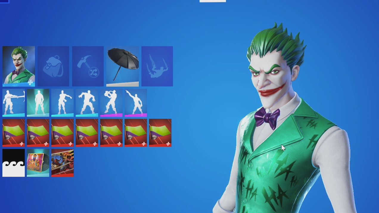 The Joker Fortnite wallpaper