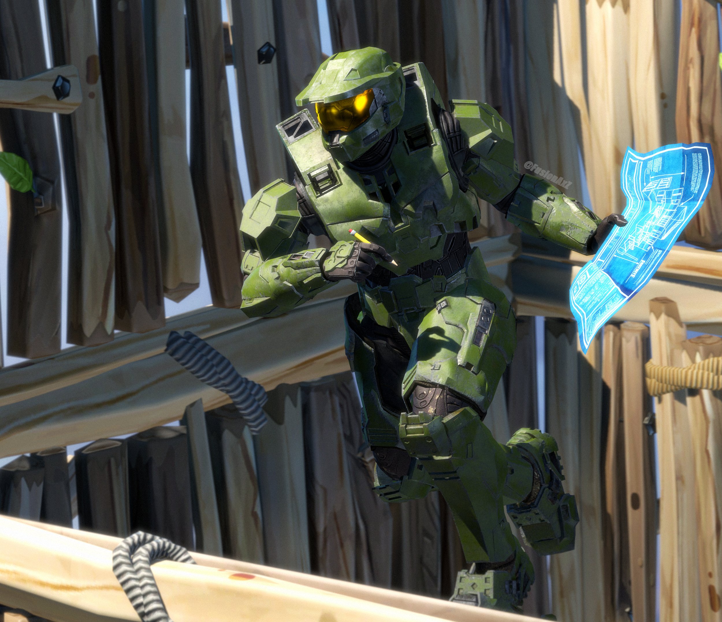 Master Chief Fortnite wallpaper