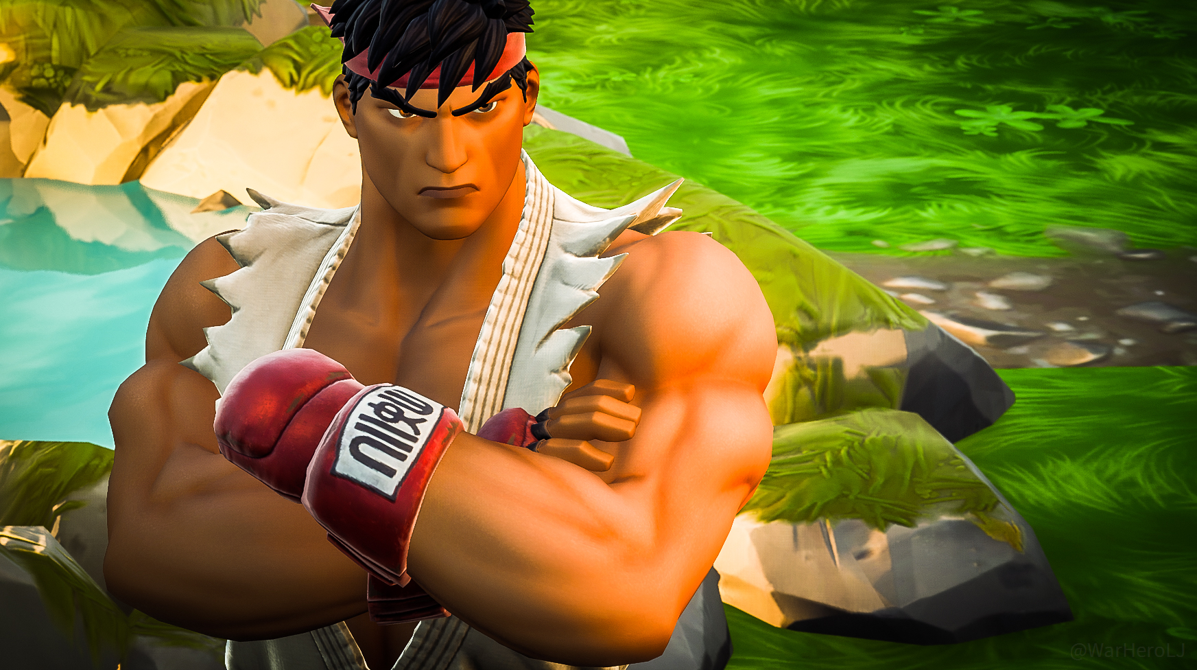 Ryu Fortnite wallpaper