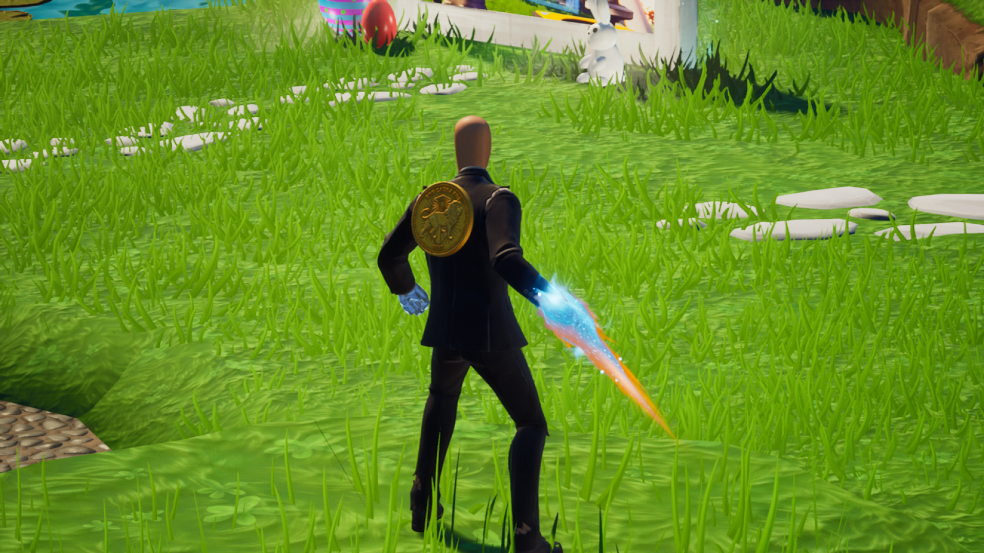 The Protecter of Reddit Hanz // Gold Token // Phantasmic Pulse (Orange and Sky Blue)