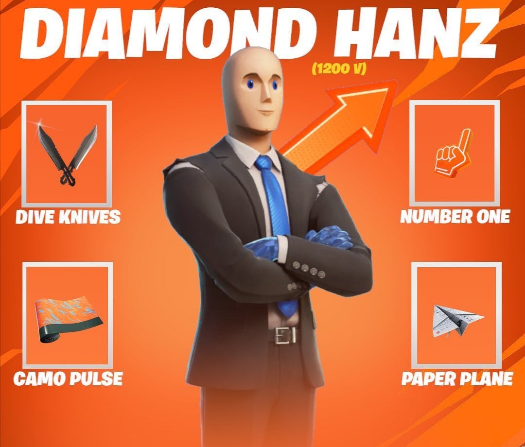 Diamond Hanz Fortnite wallpaper