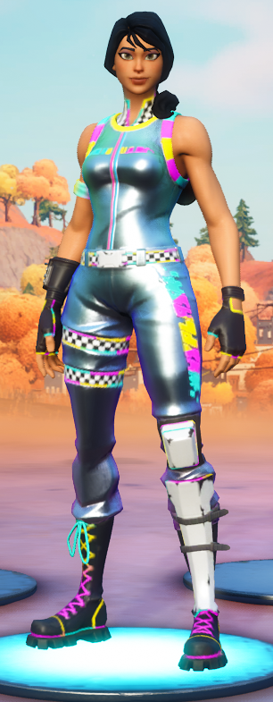 Rainbow Racer Fortnite wallpaper