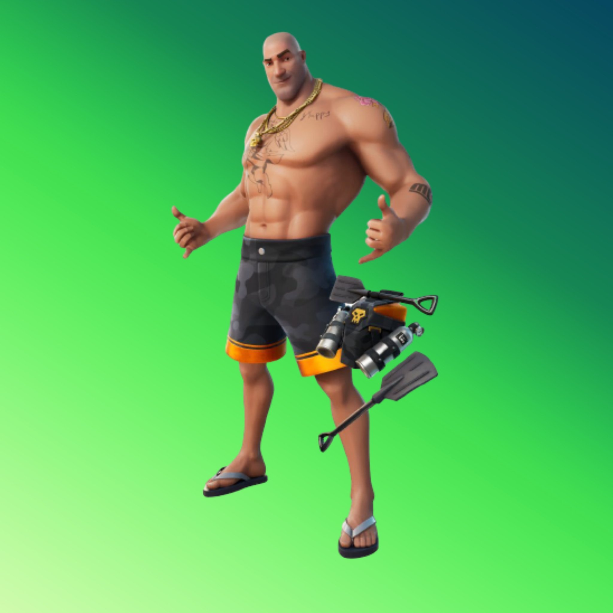 Beach Brutus Fortnite wallpaper