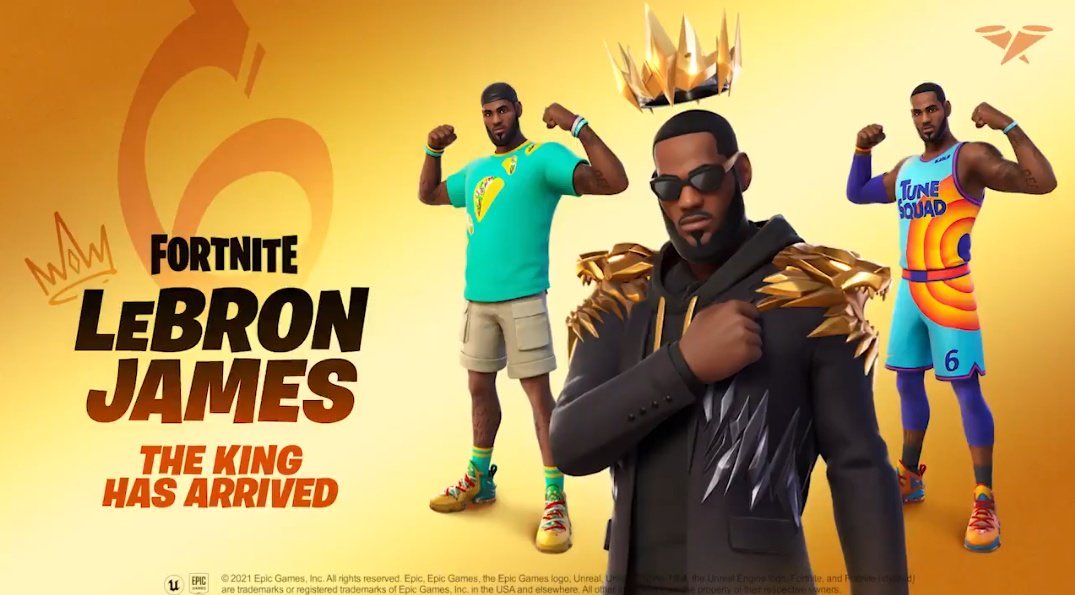 Tune Squad LeBron Fortnite wallpaper