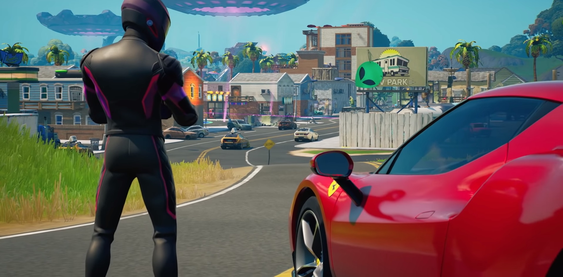 Fortnite's Newest Driveable Car is a Ferrari 296 GTB