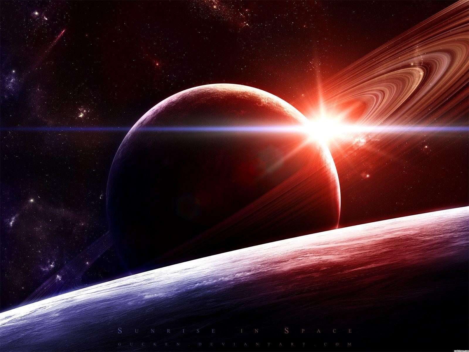 Wallpaper For > Planet Saturn Wallpaper