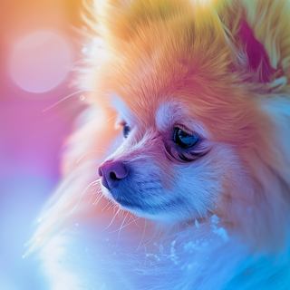 Pomeranian Dog by BlueTechWizard 