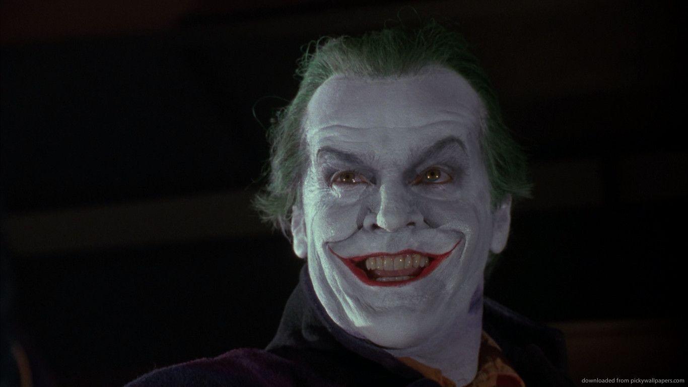 Download 1366x768 Jack Nicholson As A Joker Wallpaper