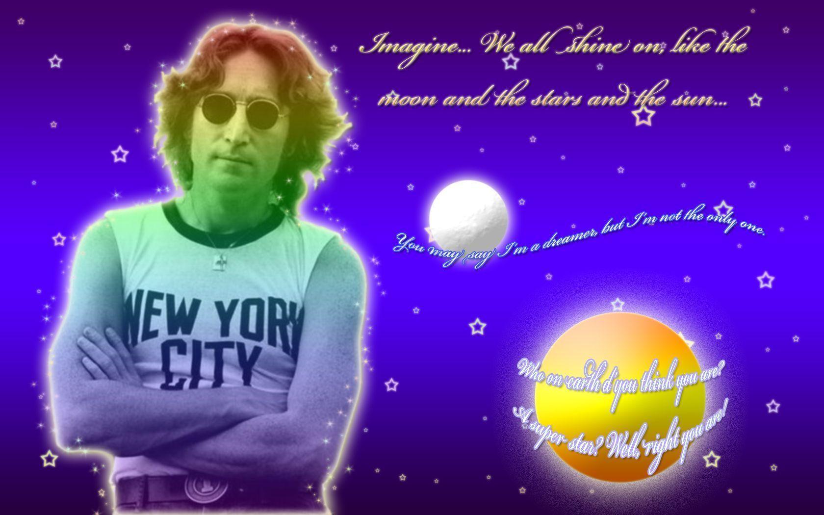 Wallpaper For > John Lennon Imagine Wallpaper