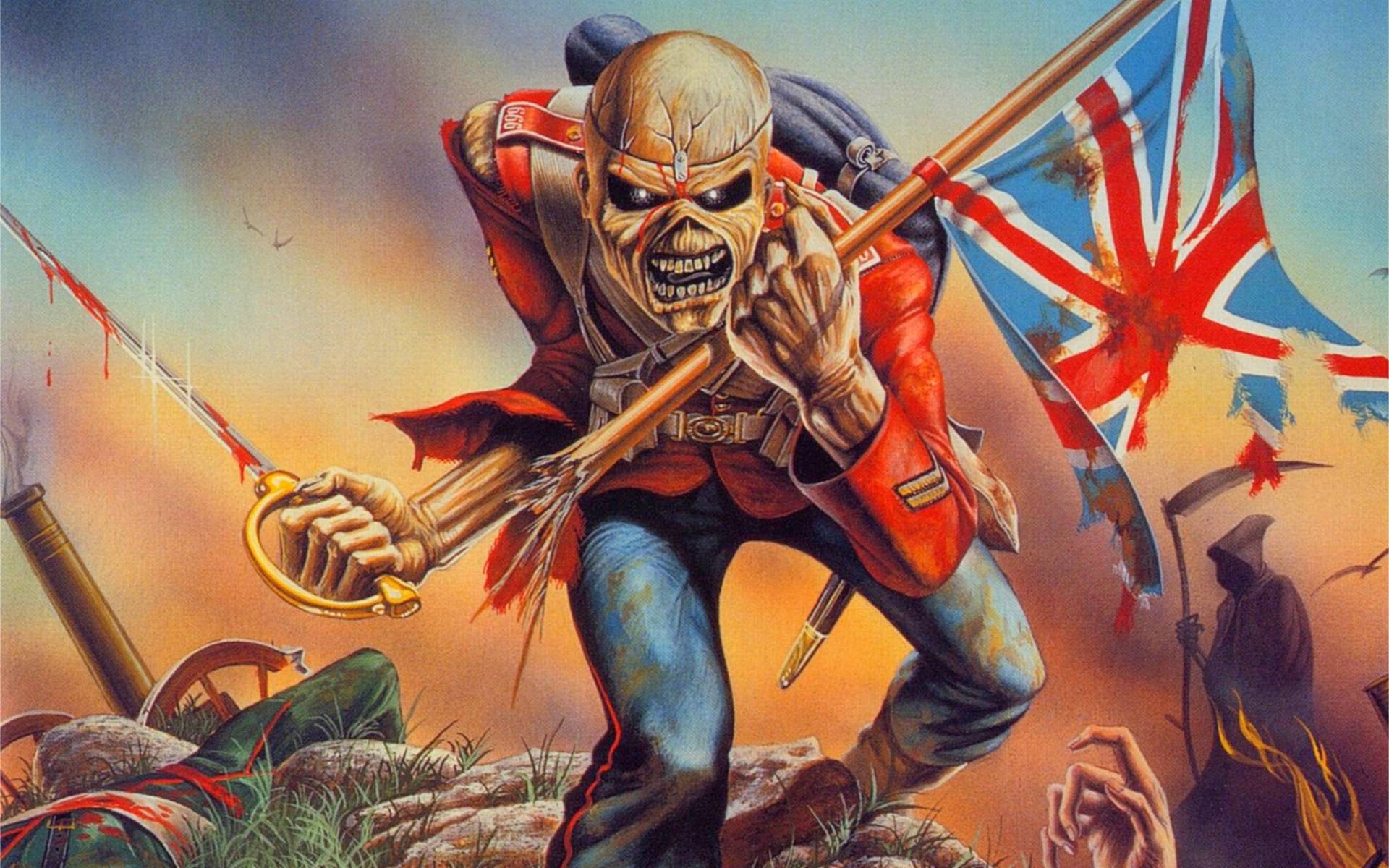 Iron Maiden desktop wallpaper in HD Heavy Metal band