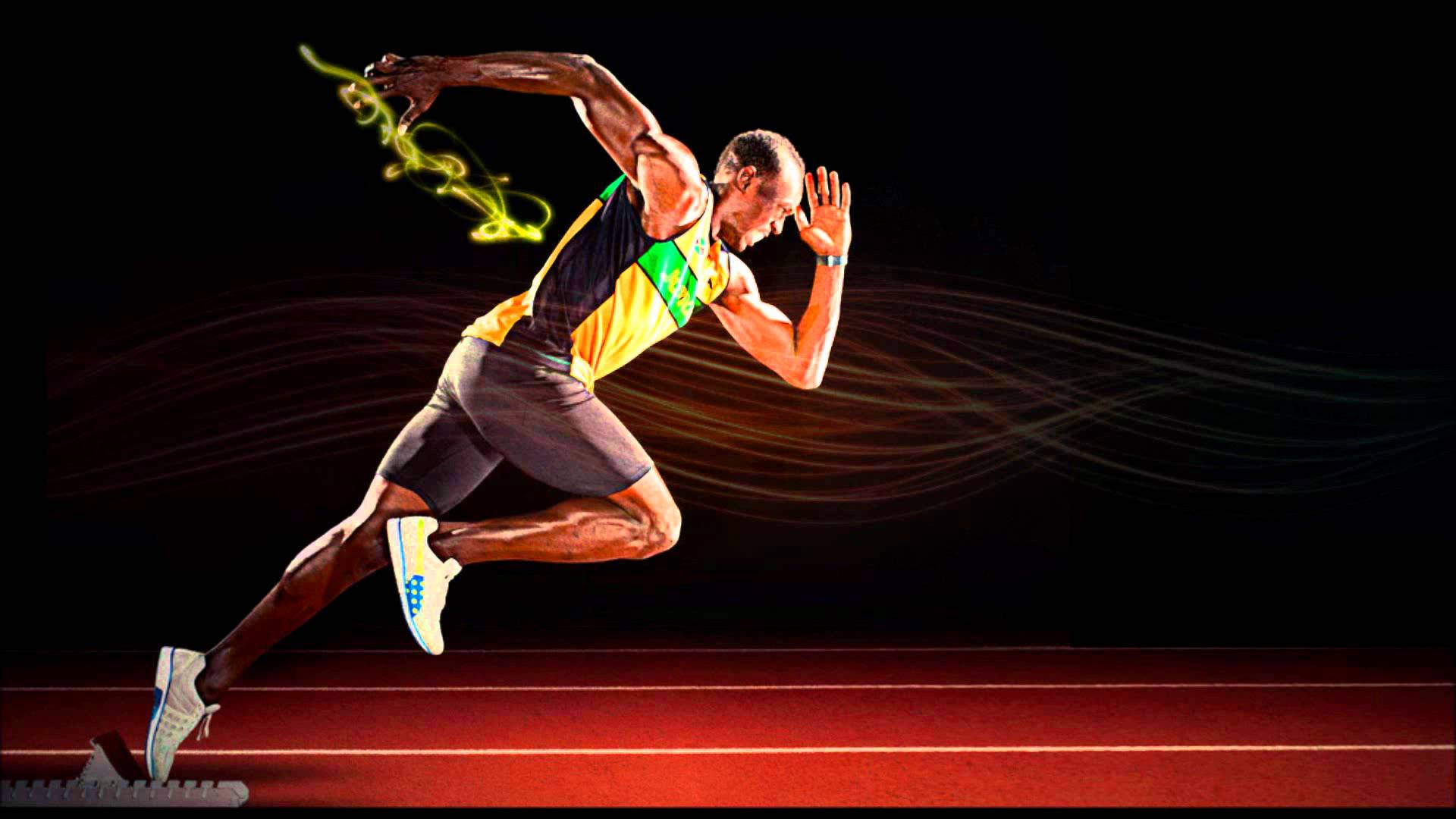 image For > Usain Bolt Running Wallpaper