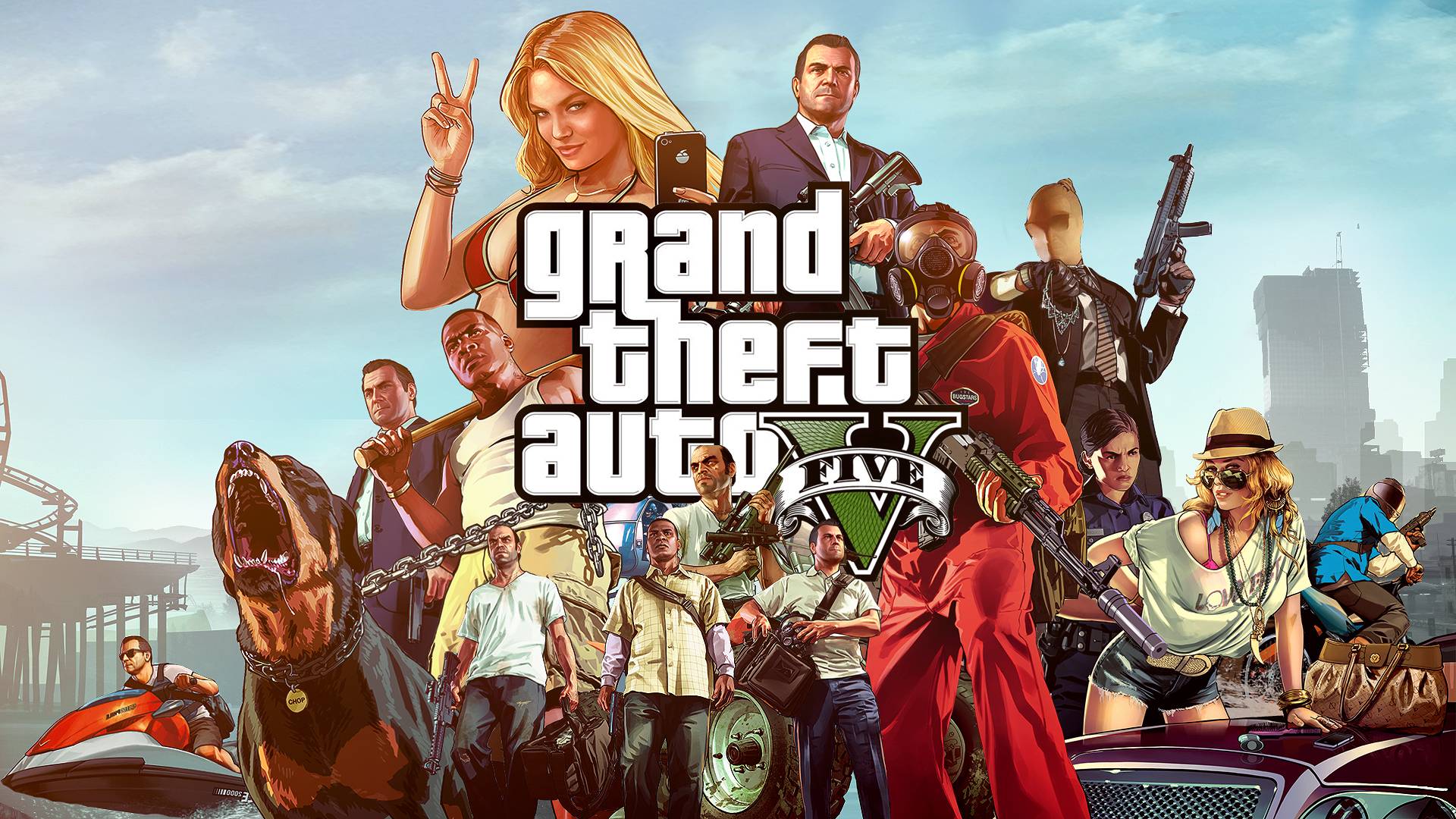 Grand Theft Auto 5 Gta V Wallpaper 40134 in Games