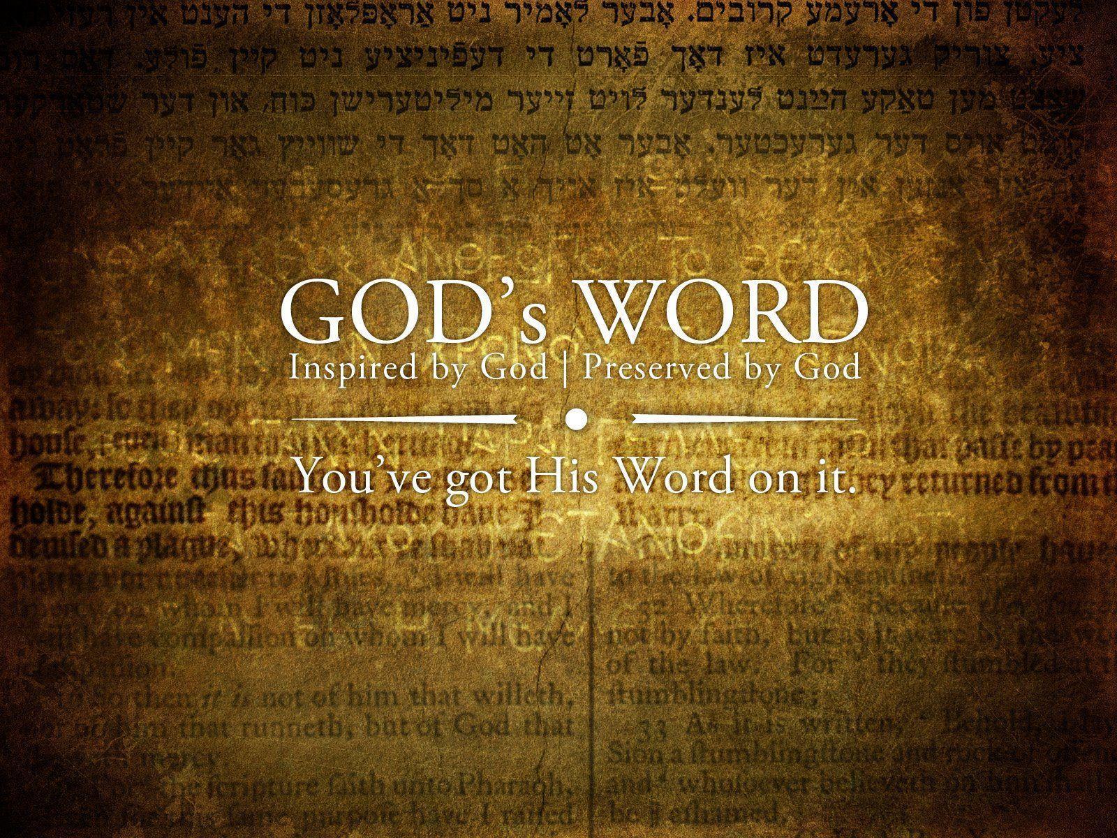 GOD&;s Word Christian HD Wallpaper