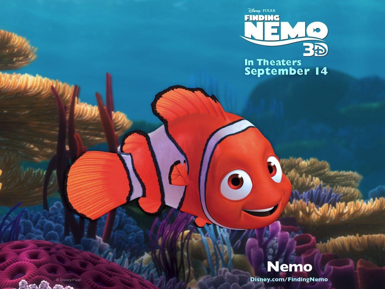 Nemo Finding Nemo 3D HD Wallpaper