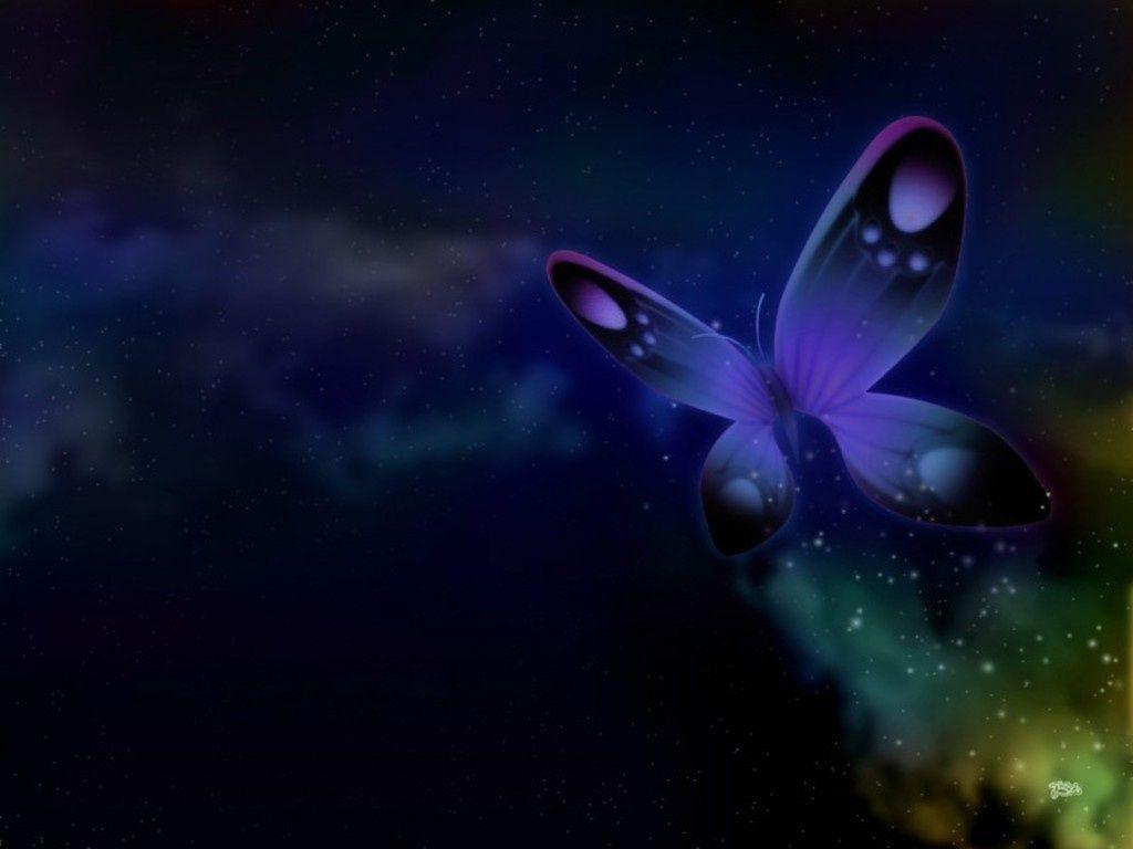 Blue Butterfly, Wallpaper