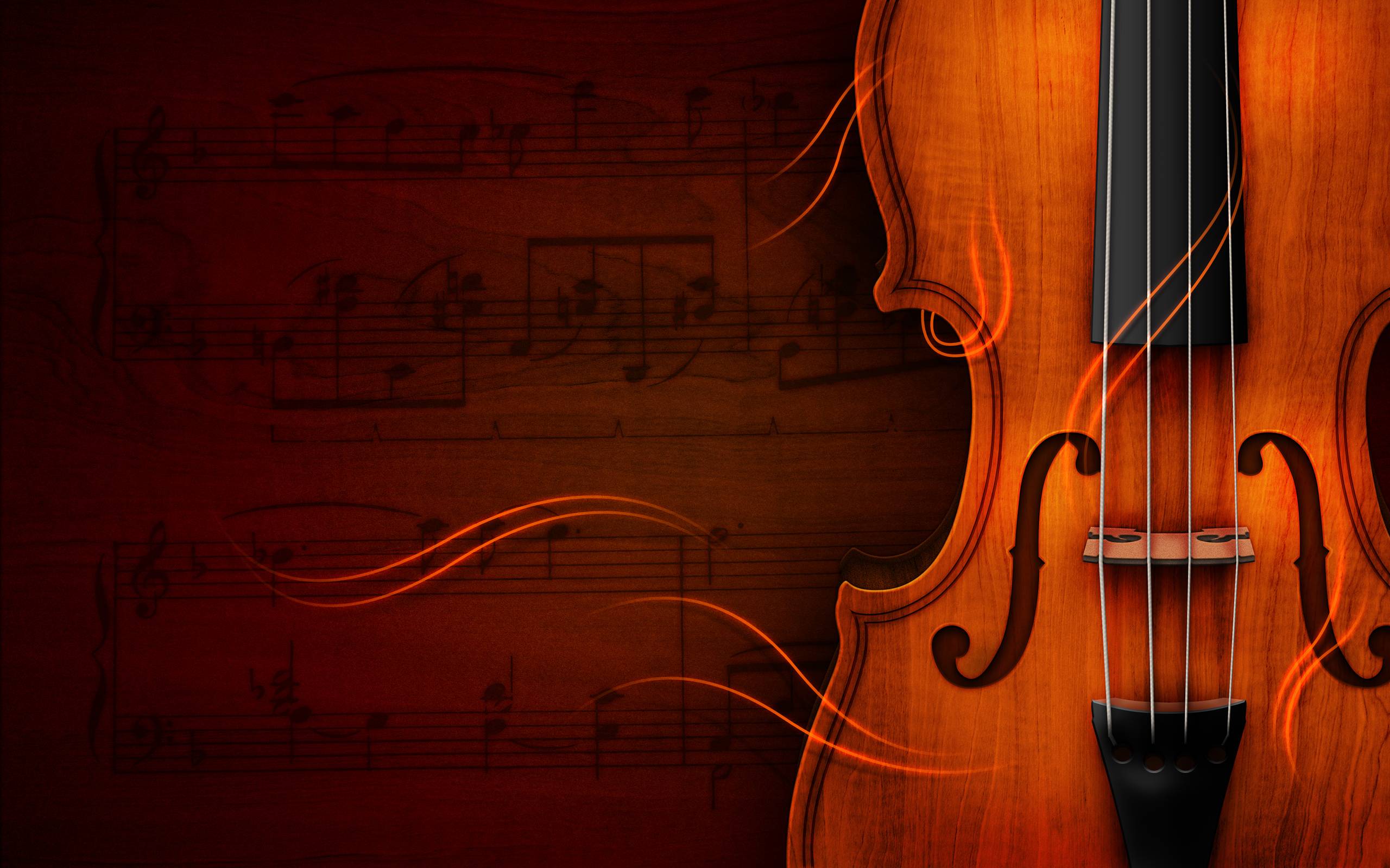 Beautiful Violin Wallpaper