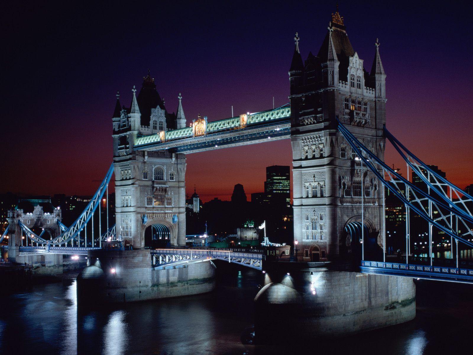 Tower Bridge at Night London England 1 Photography