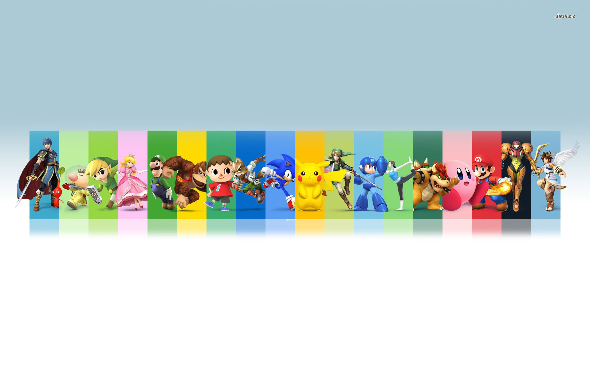23003 Nintendo Characters 1920x1200