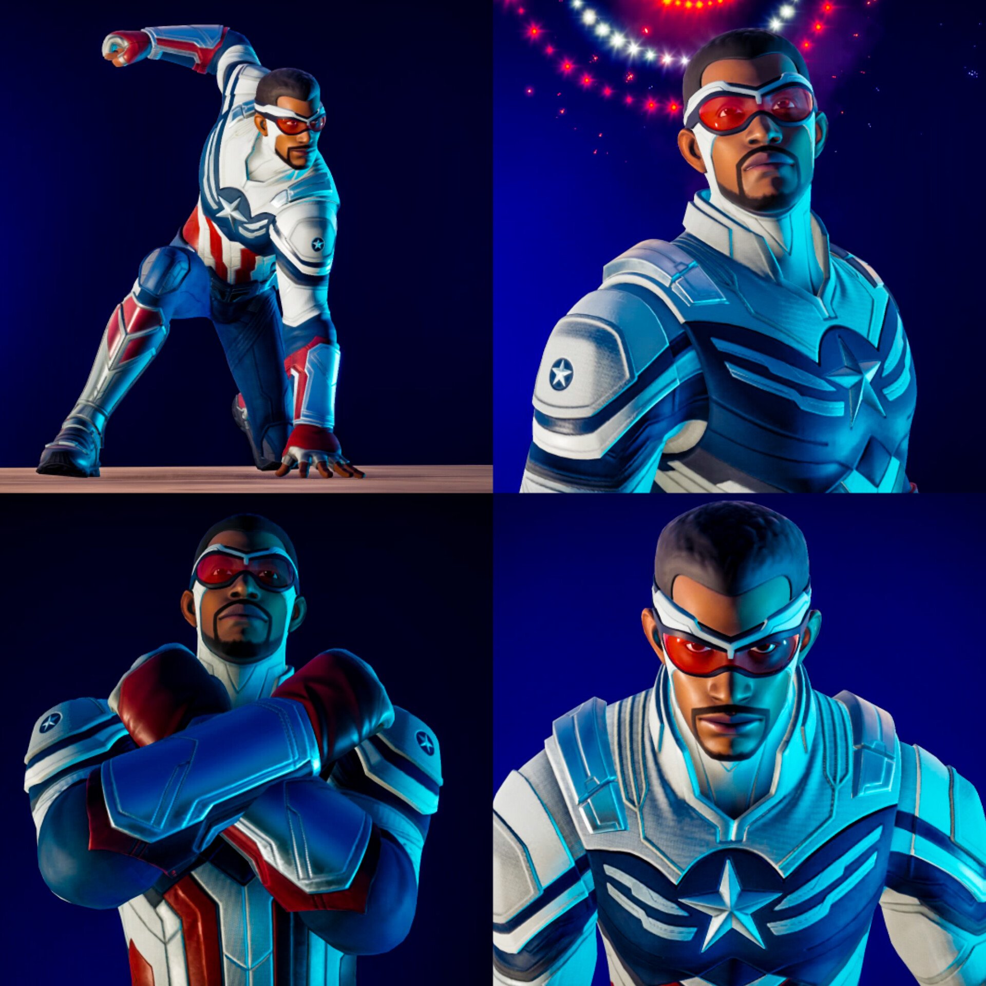 Captain America Wilson Fortnite wallpaper