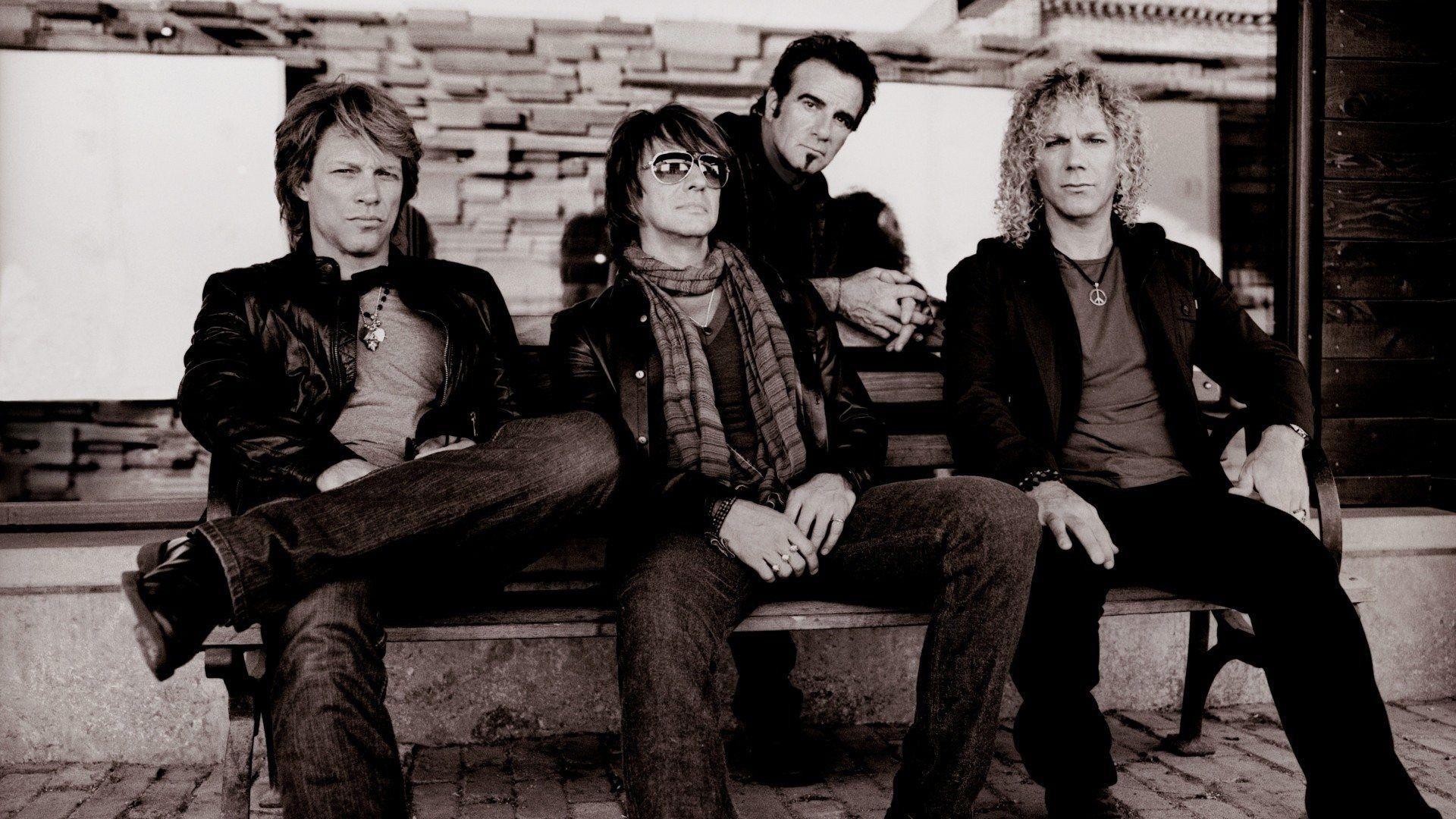 Bon Jovi Rock n Roll Band music background in 1920x1080 resolution