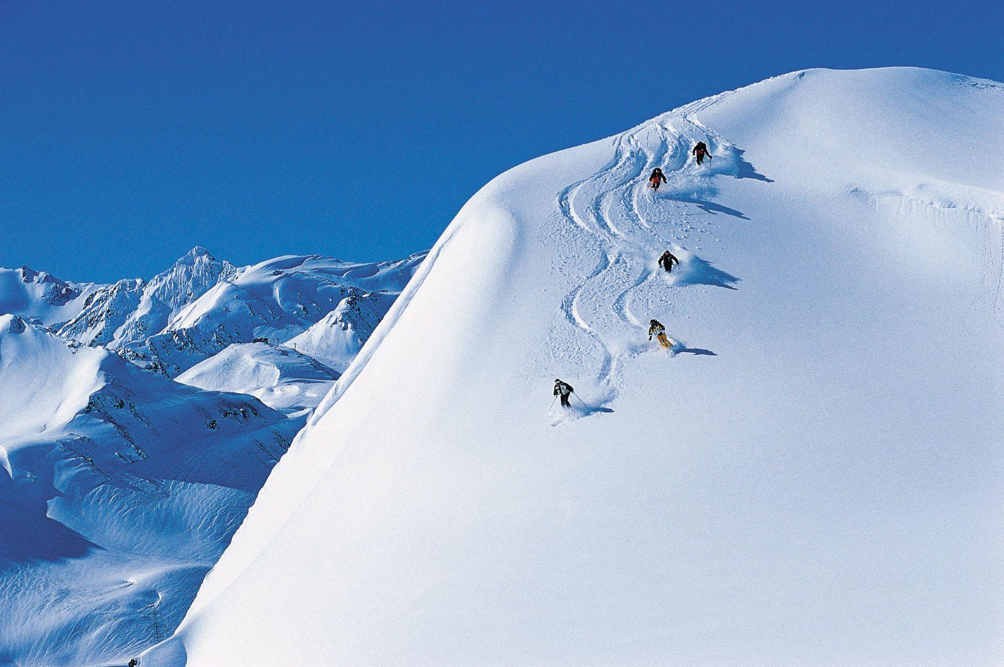 Downhill Skiing Wallpaper