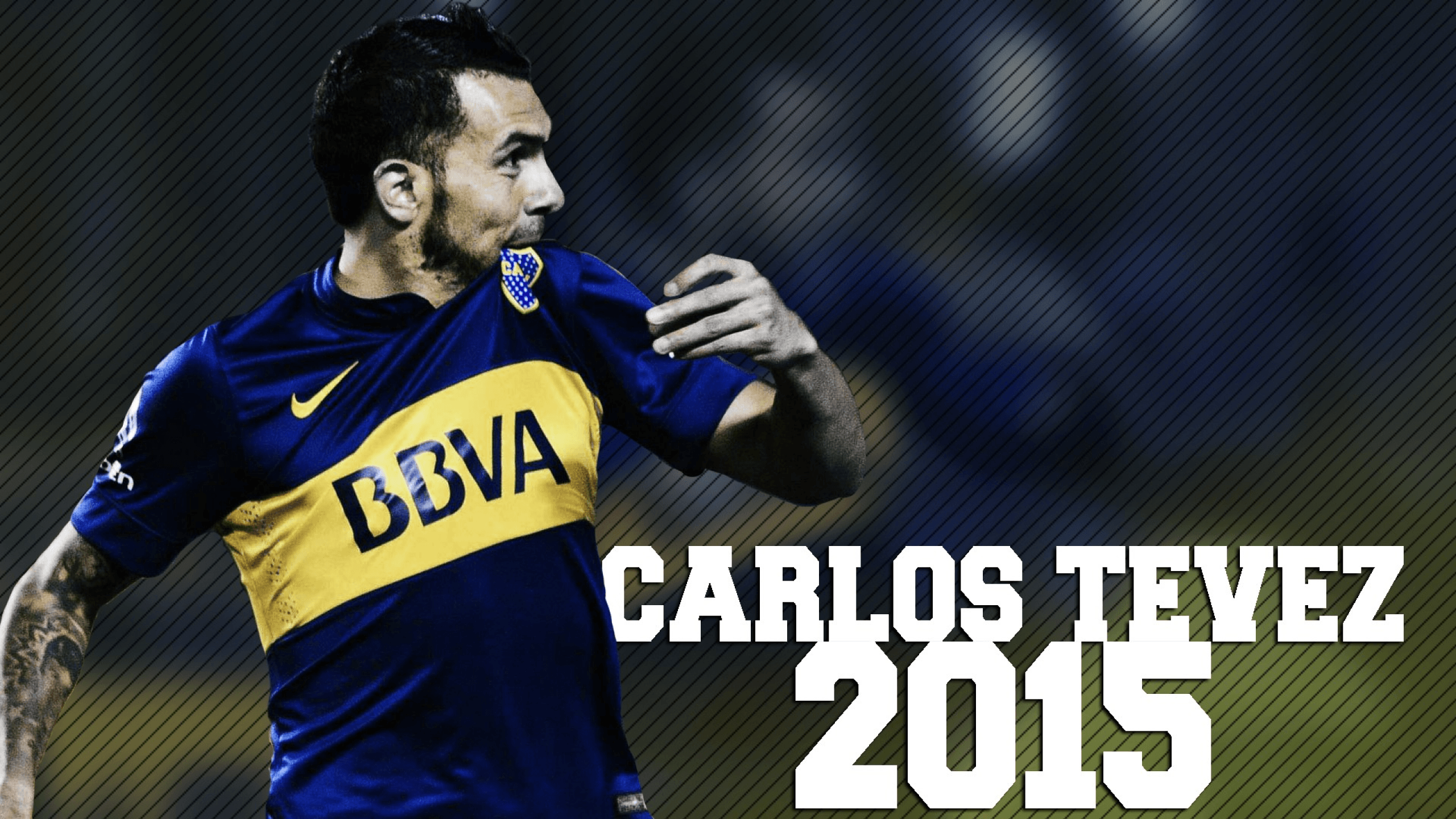 Download 2560x1440 Boca Juniors, Boca, Carlos Tevez, football