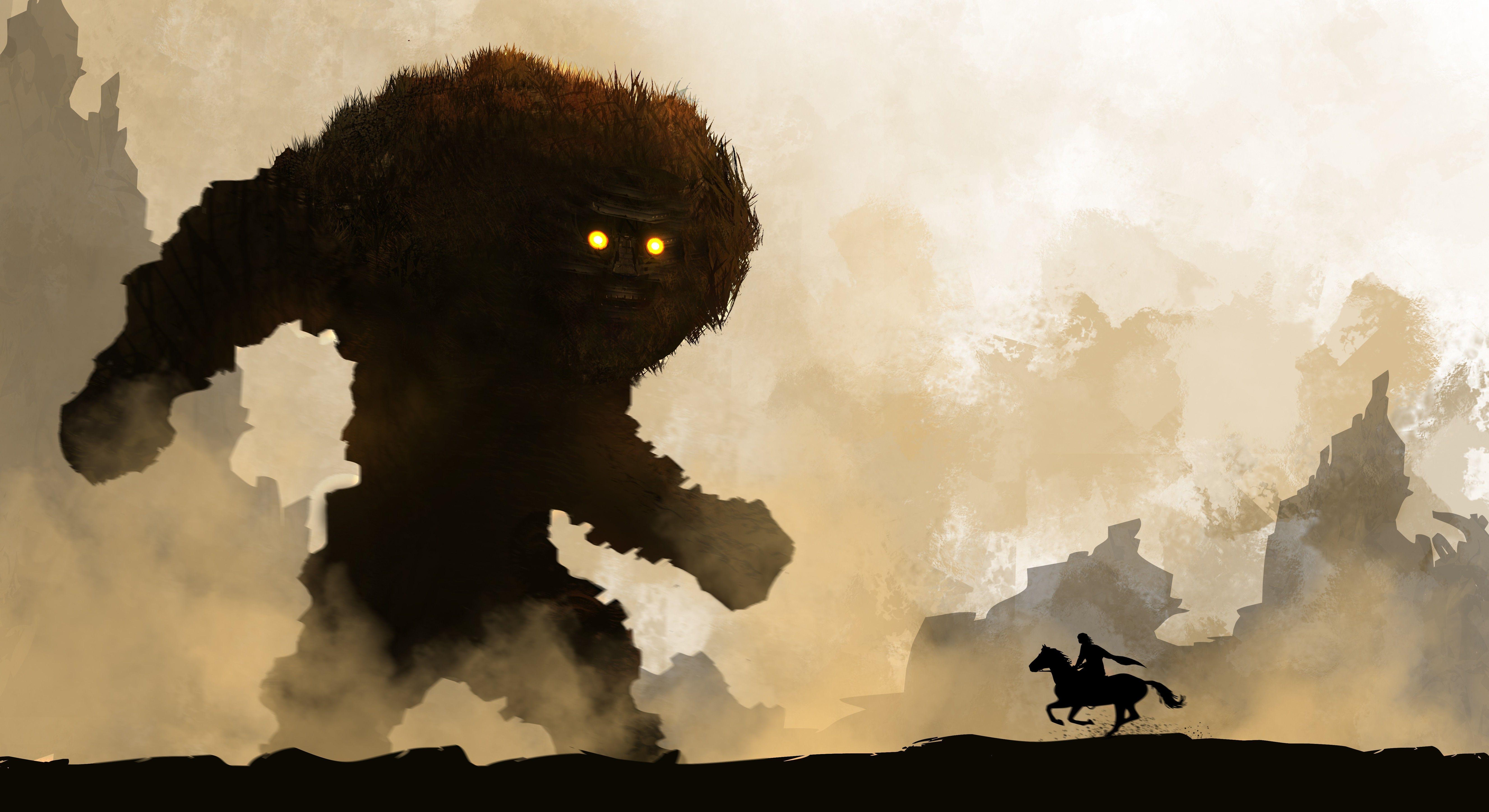 fantasy Art, Creature, Horse, Warrior, Shadow Of The Colossus