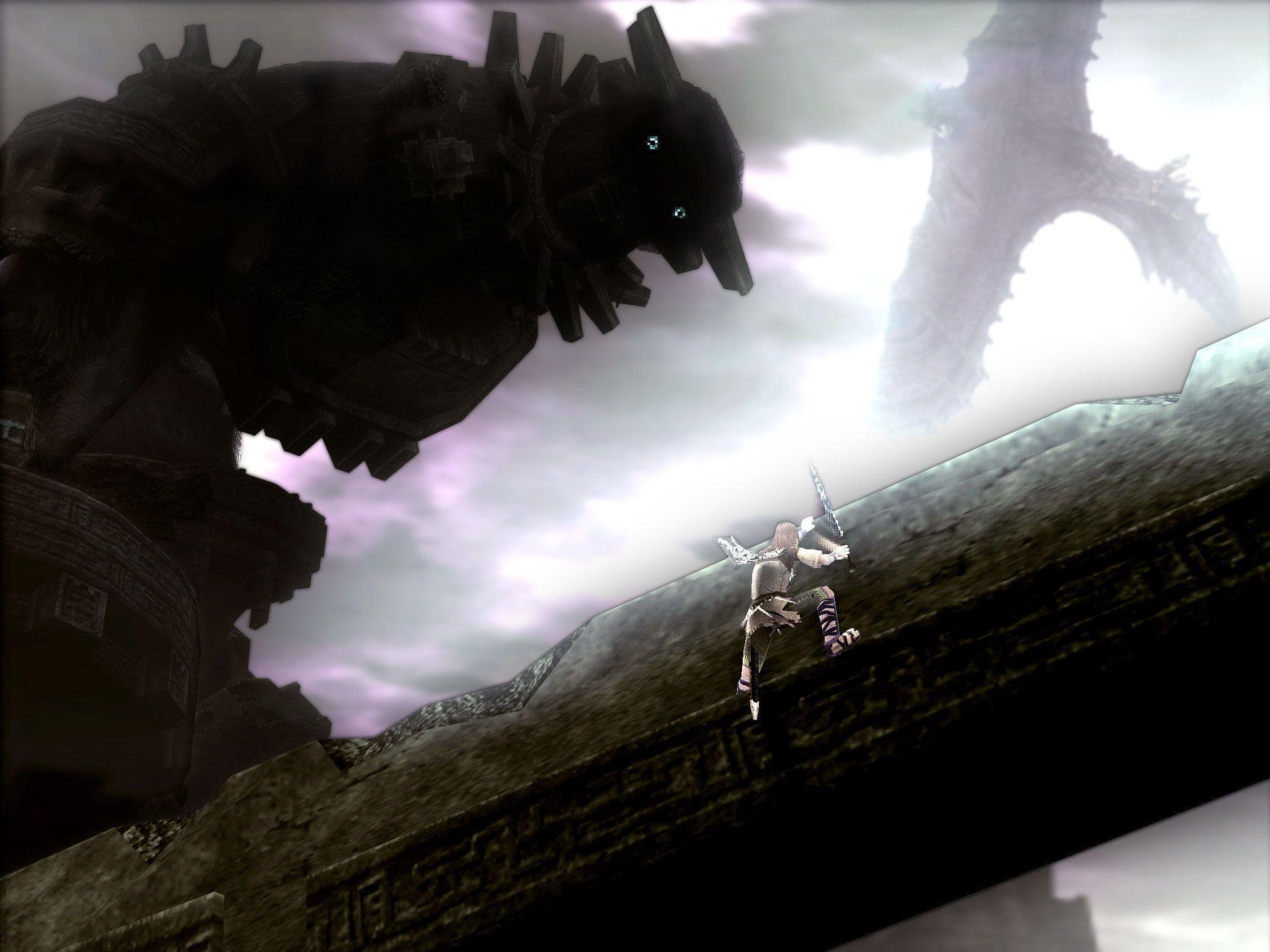 Shadow of the Colossus image Dont fall off HD wallpaper