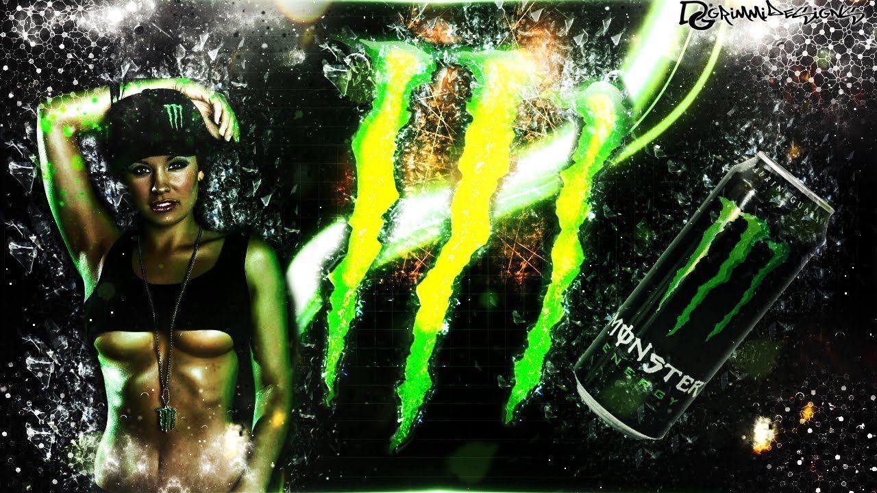 Speedart. Monster Energy Wallpaper