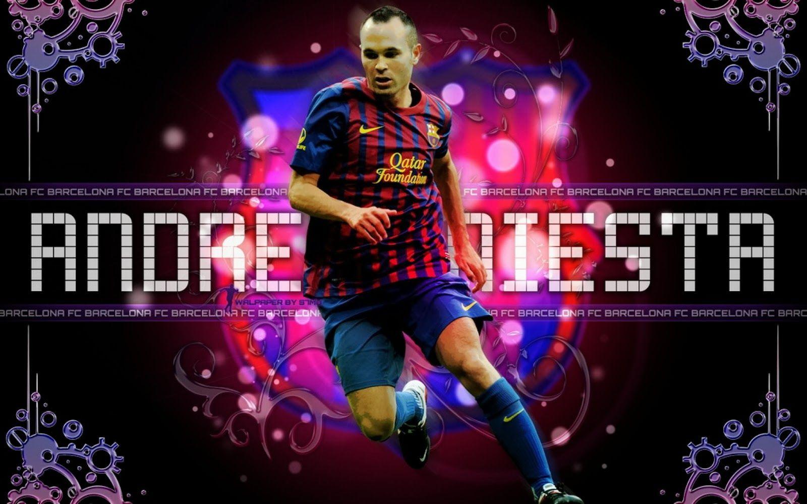 Andres Iniesta New HD Wallpaper 2013 2014