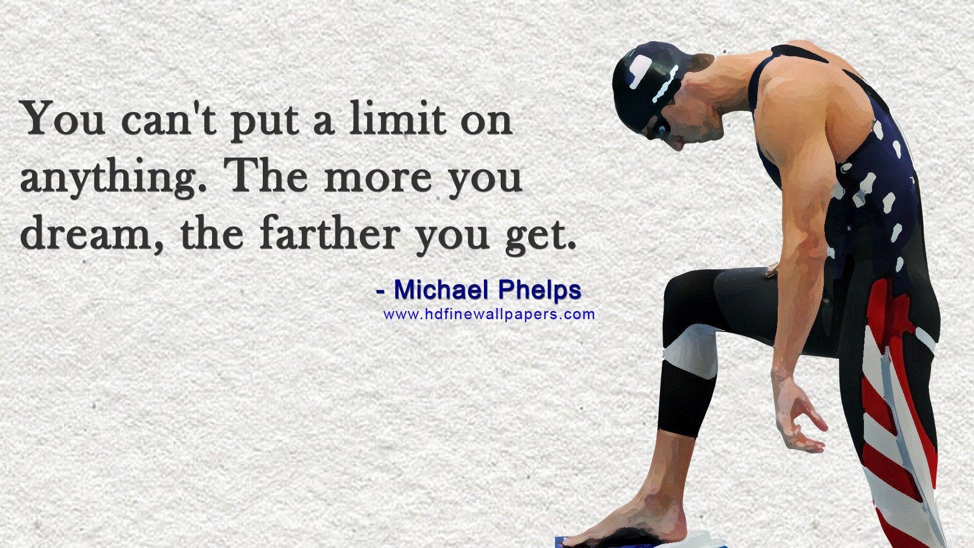 Michael Phelps Quotes Wallpaper HD Background, Image, Pics