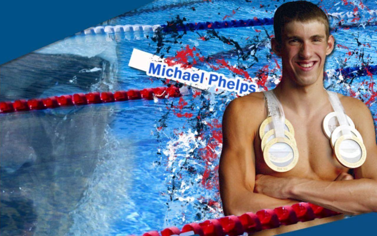 Young Sports Stars: Michael Phelps HD New Wallpaper 2012