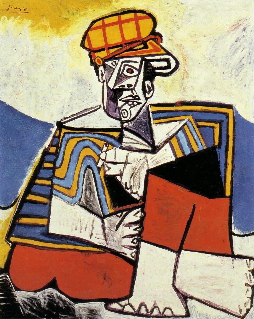 The Smoker 1953 Picasso Wallpaper Image