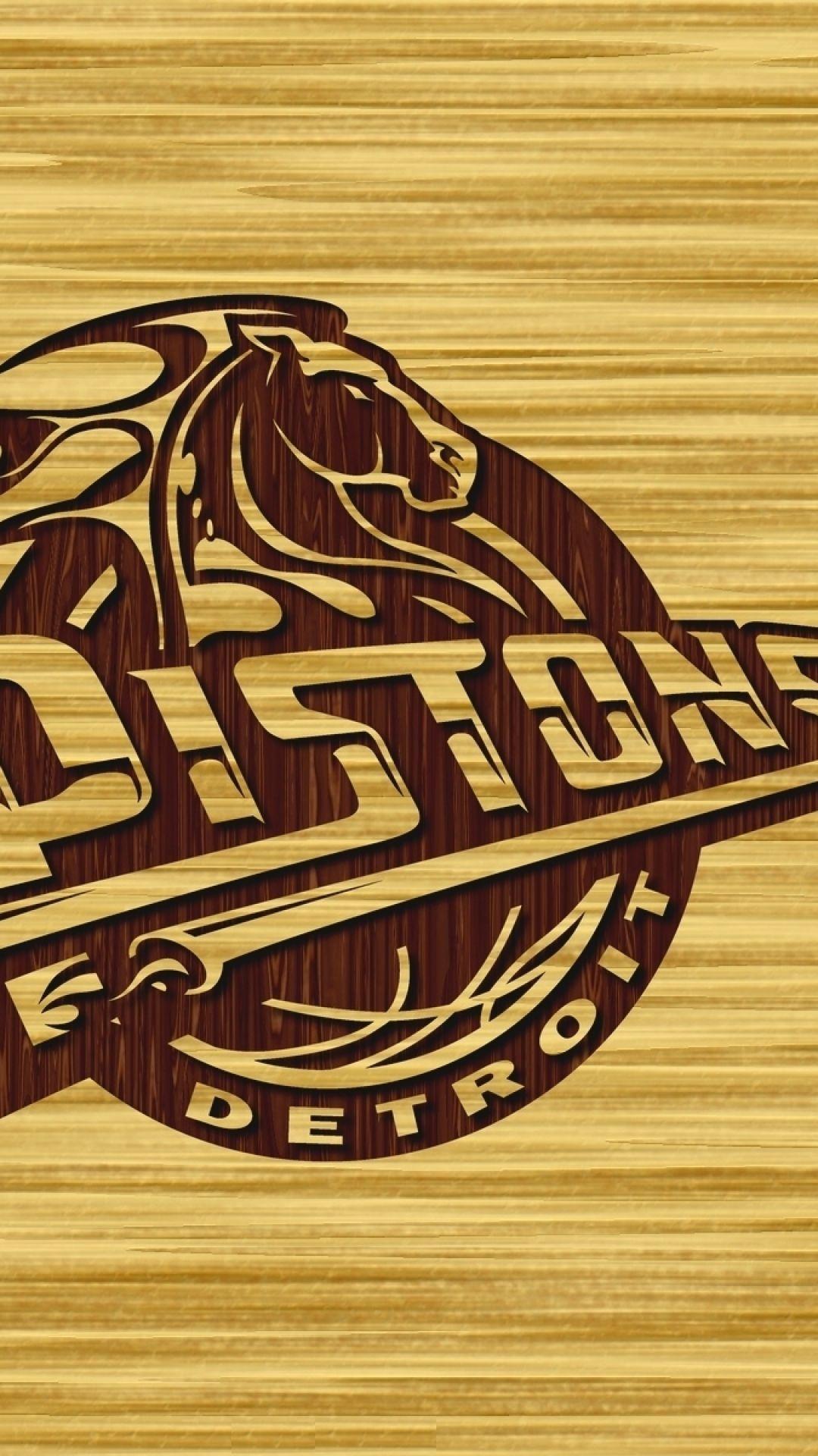 Download Wallpaper 1080x1920 Detroit pistons, Basketball, Detroit