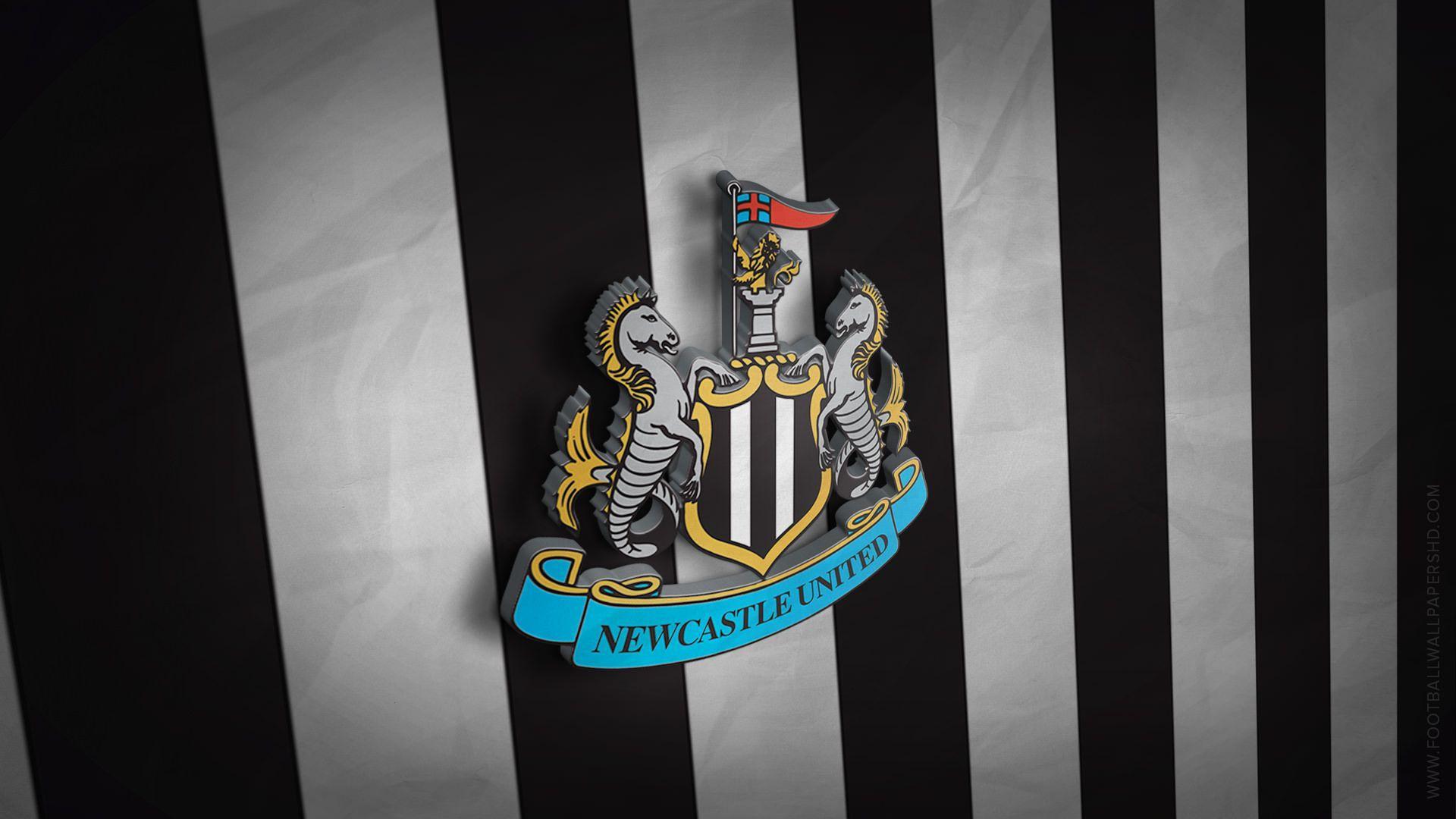 Newcastle United 3D Logo Wallpaper. Football Wallpaper HD