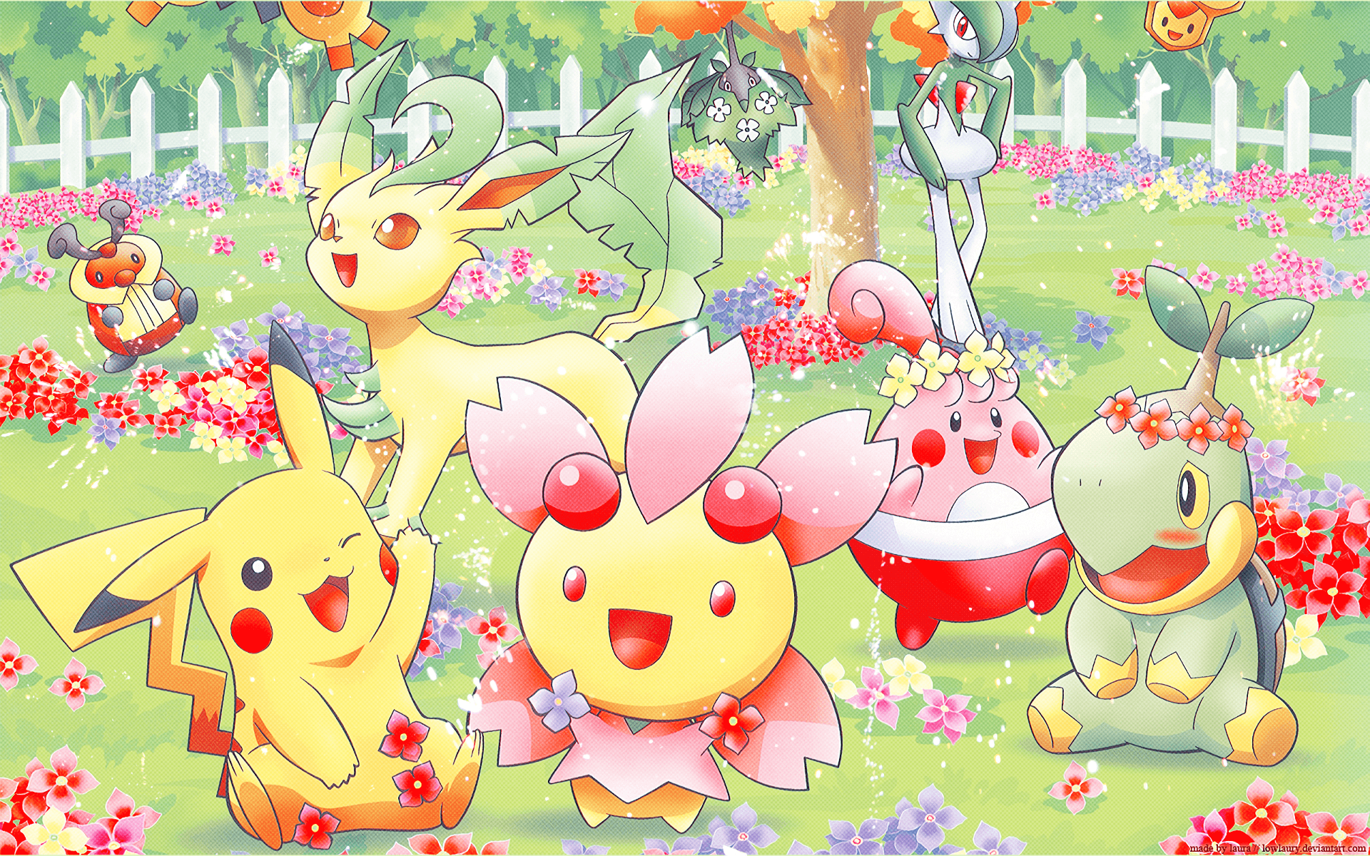 Cherrim (Pokémon) HD Wallpaper and Background Image