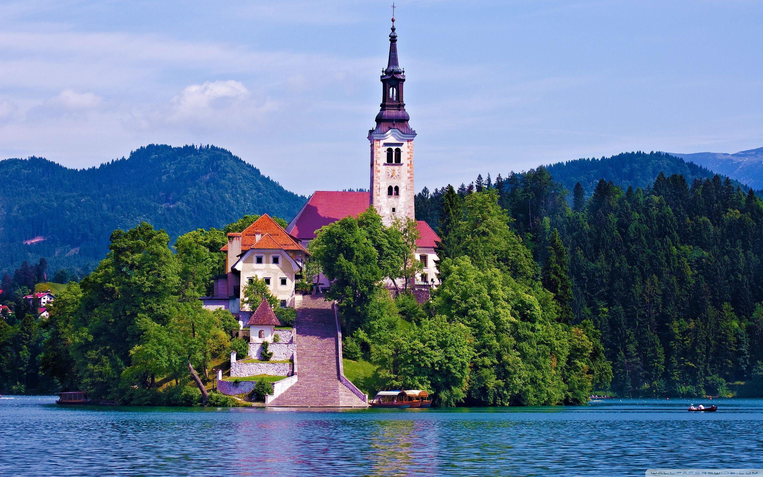 Lake Bled, Slovenia HD desktop wallpaper, High Definition