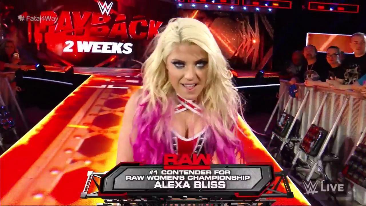 Alexa Bliss Becomes No. 1 Contender For Raw Women's Title